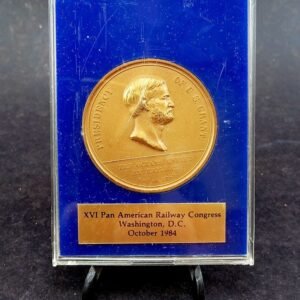 Rara Medalha U.S. Grant Pacific Railway 1869 (reedição)